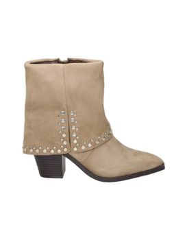 Botines De Tacón D'angela Drb29147 En Taupe Para Mujer 38