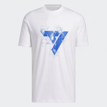 Camiseta Adidas Trae GFX - Blanca