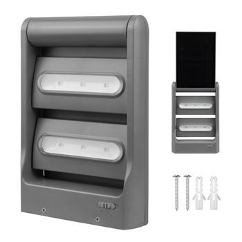 Greenblue Gb131 Led Solar Wall Lamp 12w - Two Independent Light Directions