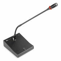 microfono power dynamics tm370 sobremesa condensador con gong y led
