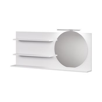 Estante Para Espejo Avena 120 X 50 Cm Con 3 Compartimentos Abiertos Vicco