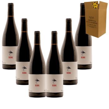 3 Viñerones - Vino Tinto Rioja Sedal - Botella - Crianza 9 Meses En Tinas - Pack 6 Botellas 75 Cl - 13% Vol.