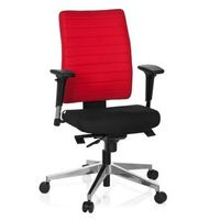 silla de oficina ergonomica para ordenador pro-tec 350 tela negrorojo