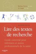 lire des textes de recherche guide convivial pour infirmiers et autres