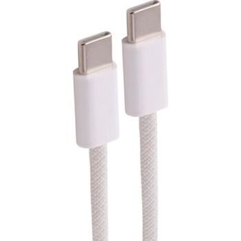 Cable USB-C Shiverpeaks Textil 2m 60W Power Delivery Blanco