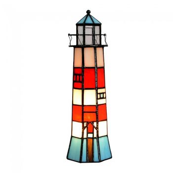 Lámpara de mesa faro tiffany