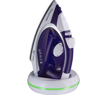 RUSSELL HOBBS Freedom 23300 Cordless Steam Iron - Purple & White, Purple