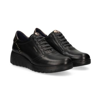 Fluchos Zapatos Blucher Mujer - Negro Talla 39