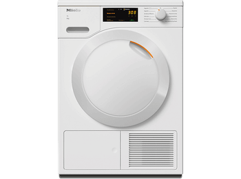 Secadora bomba de calor - Miele TCC220WP Active, 8 kg, 11 programas, EcoDry, FragranceDos, Blanco