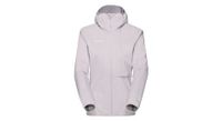 mammut ducan light hs chaqueta impermeable con capucha mujer morado