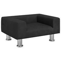 sofa para ninos  sofa de salon  sofa de descanso de terciopelo negro 50x40x265 cm