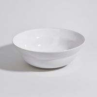 ensaladera de ceramica blanca