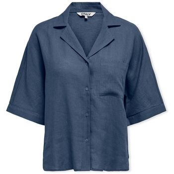 Only Blusa Noos Tokyo Life Shirt - Vintage Indigo para mujer