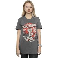 dessins animes camiseta rocket prank para mujer
