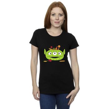 Disney Camiseta Alien Pumpkin Basket para mujer