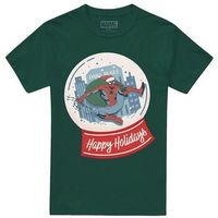 marvel camiseta new york happy holidays para hombre