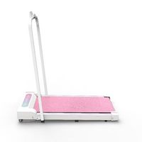 cinta de correr plegable rolipo 25cv 8kmh walking pad silencioso con pantalla led rosa