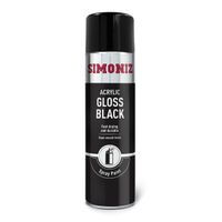 gloss black spray paint 500ml
