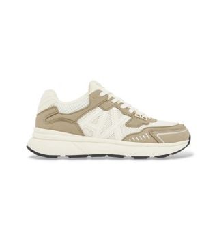A|X Armani Exchange para hombre. XM002635AF19388M7196 Zapatillas new york marrón (44), Tela, 3 a 5cm, Cordones, Casual