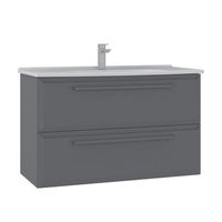 mueble para lavabo  - 100 x 50 x 62 cm - gris