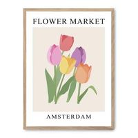 cuadro flower market ix