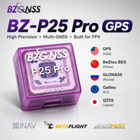 sistema gnss bzgnss p25 pro de alta ganancia optimizado para una conexion estable con antena de ceramica de 25x25 mm para una penetracion extrema de la senal