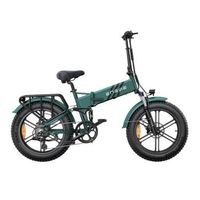 e-bike engwe engine pro 20 - motor 750w bateria 48v16ah shimano 8 velocidades suspension total - verde