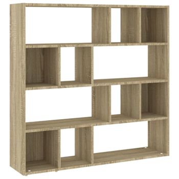 Estantería/divisor de espacios madera marrón 105x24x102 cm
