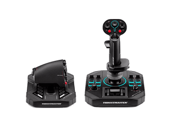 Palanca de vuelo - Thrustmaster Sol-R 4 HOTAS, sistema S.M.A.R.T., Para PC, Joystick 3 ejes (X, Y, Z), Negro
