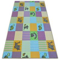alfombra infantil pets animalitos animales 200x350 cm
