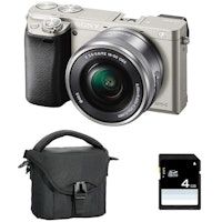 sony a6000  16-50mm milc 243 mp cmos 6000 x 4000 pixeles plata