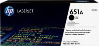 cartucho de toner original hp 651a negro