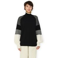 skfk jersey leiane-gots knit - black para mujer