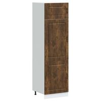 armario de cocina kalmar roble ahumado madera de ingenieria vidaxl