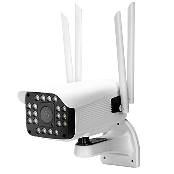 Aigostar Cámaras de Vigilancia Exterior/Interior 1080P Cámara de Seguridad 2.4GHz WIFI Doble Antena  PTZ Cámara de bala,, Visión Nocturna, Detección de Movimiento IP66