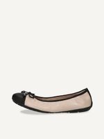 caprice ballerina beige made of leather and textile size 36
