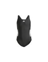 banador de natacion adidas 3bandas bld swimsuit nina negroblanco