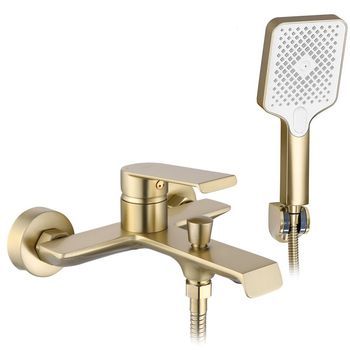 Grifo De Bañera Rea My2061-3gg Hass Brush Gold