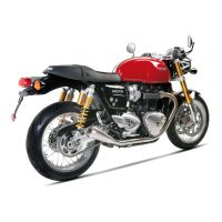 silenciador de escape triumph thruxton 1200 ironhead ovc11 par