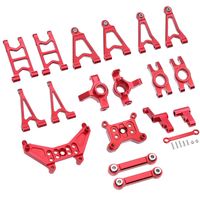 mjx hyper go 14303 14302 14301 copa de direccion de metalsoportes de torre de choquebrazo oscilante superior trasero delantero para piezas de mejora 114 rc