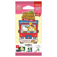 nintendo amiibo pack 6 tarjetas animal crossinghello kitty