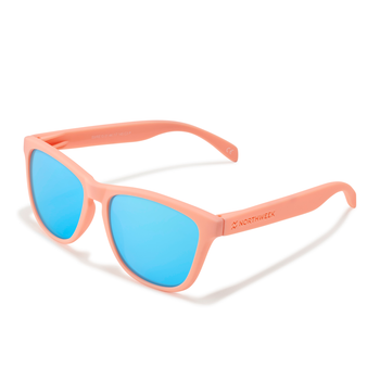 Gafas de sol Hawkers Regular Matte Pink - Ice Blue Polarized