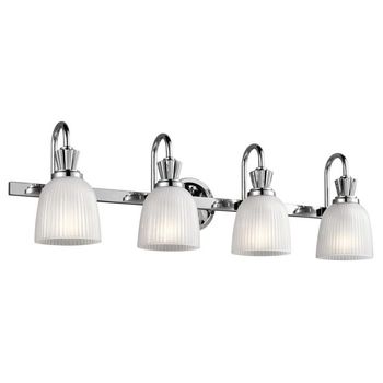 Aplique de pared para baños cora (4 luces)