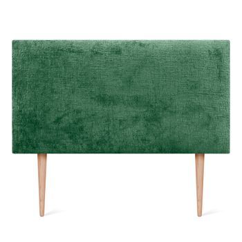 Dhome Cabecero De Lana Natural 105x105cm Con Patas Camas 105 - Verde