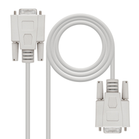nanocable cable serie modem db9 h-h beige 18m