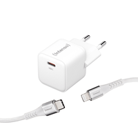 intenso  kit cargador gan w30c  cable lightning