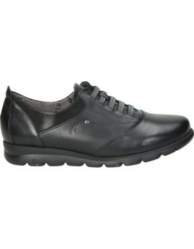 Zapatos De Piel Con Cuña Para Mujer Fluchos Susan F0354 Negro 37
