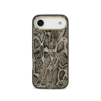 Guess Funda Para Iphone Air – Carcasa Pc+tpu Con Magsafe Estampado Pitón Marrón, Diseño Elegante Y Ajuste Preciso