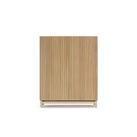 zapatero melamina roble dorado puertas impresion vallado 112x90x27cm