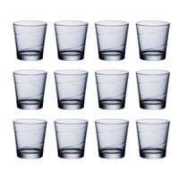 juego de 12 vasos bajos vidrio 24 cl